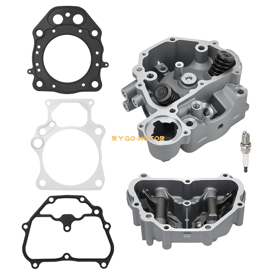 Cylinder Head Assembly Valves Cover & Gaskets for Honda Rancher 420(2009–2024)