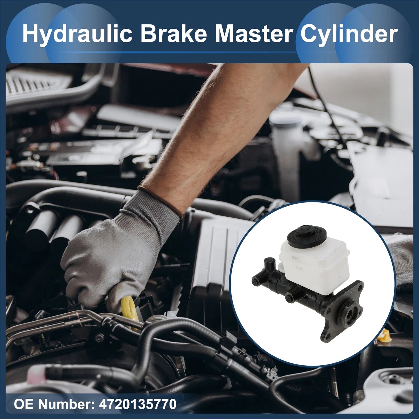 Brake Master Cylinder with Reservoir for Toyota HILUX 2WD (1998-2004)
