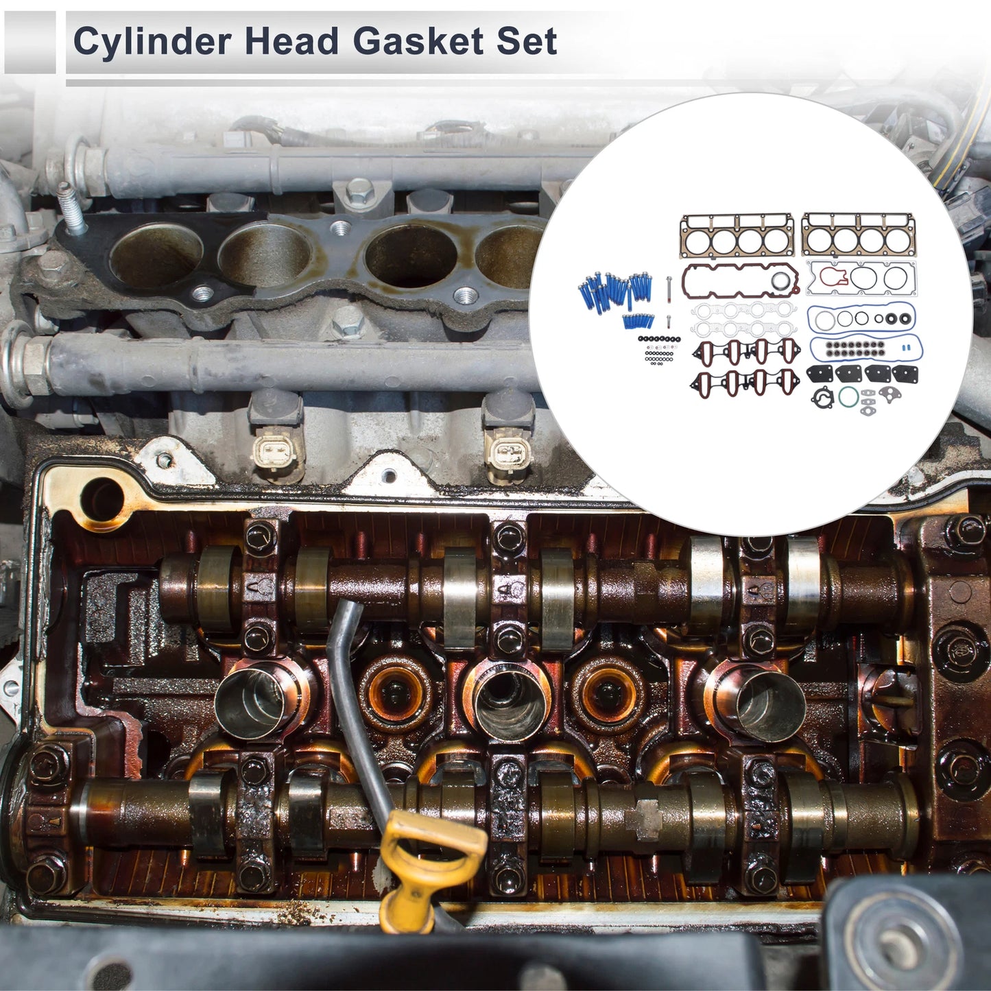 1 Set Cylinder Head Gasket Set 4.8L for GMC Yukon (2004-2006)