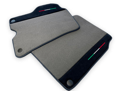 Floor Mats for Ferrari California Convertible Gray with Alcantara (2008-2014)