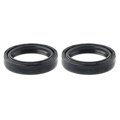2 x 35MM x 48MM Black Motorcycle Front Damper Shock Absorber Fork Oil Seal for Make & Model