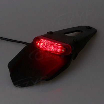 Rear LED Brake Stop Lights for Enduro Dirt Bike Motorcycle Tail Lamp Red