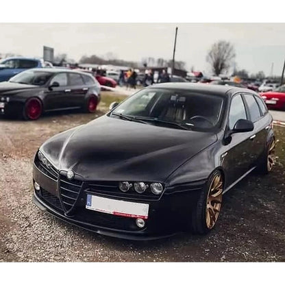 x3 Front Bumper Splitters for Alfa Romeo 159 (2005-2011)