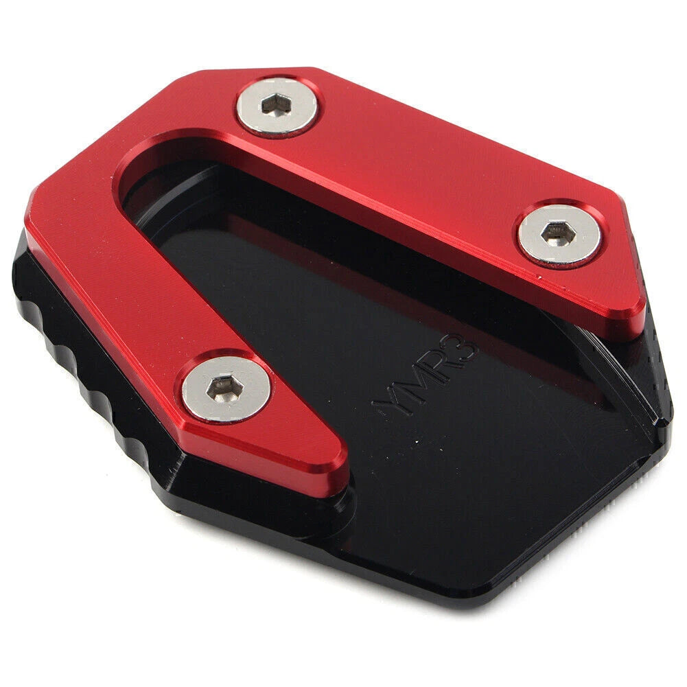 Red Side Stand Kickstand Plate for Yamaha YZFR25 YZFR3 MT-25 MT-03 (2015-2023)
