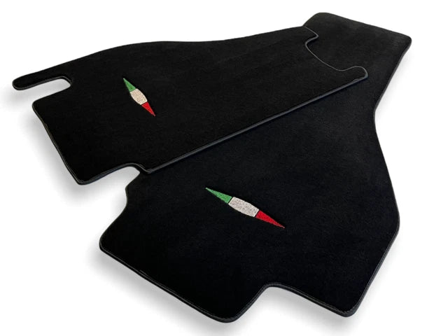 Floor Mats for Pagani Zonda Black Carpets Set RHD (Limited Edition)