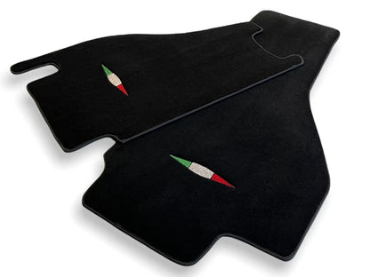 Floor Mats for Pagani Zonda Black Carpets Set RHD (Limited Edition)
