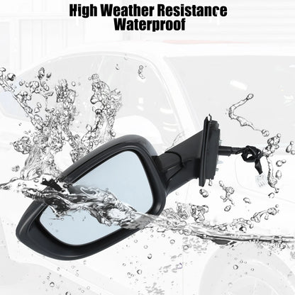 3 Pin Left Side Door Mirror Assembly Black for Honda Accord (2018-2022)