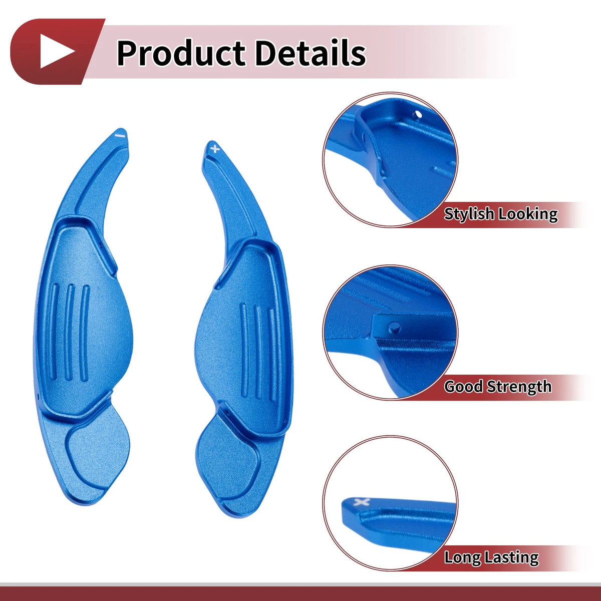 Blue Steering Wheel Paddles for Land Rover Discovery Sport (2016-2019)