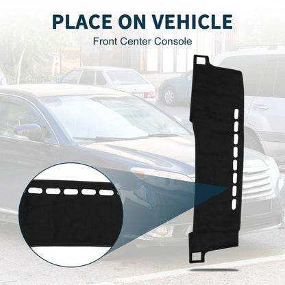 Dashboard Cover Mat for Toyota Aqua 2011-2021 Black Protector Pad