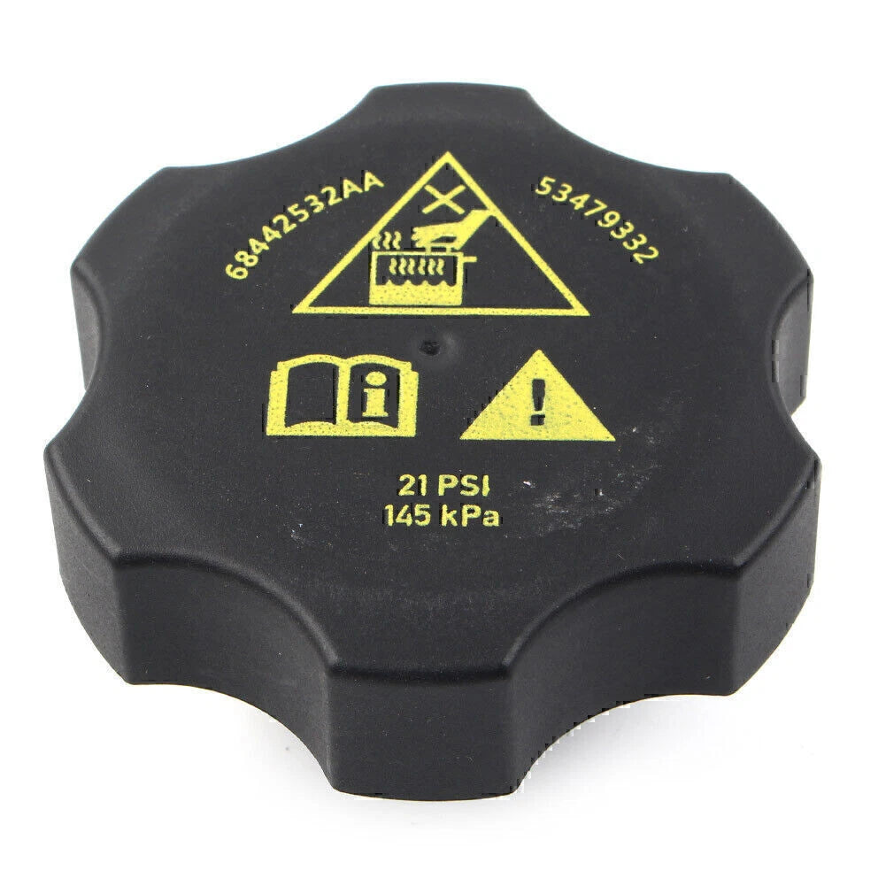 Black Plastic Coolant Cap for Dodge (2011-2019)