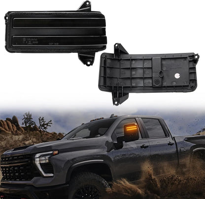 Smoked LED Wing Mirror Blinker Light for GMC Sierra 2500HD/3500HD (2020–2020)