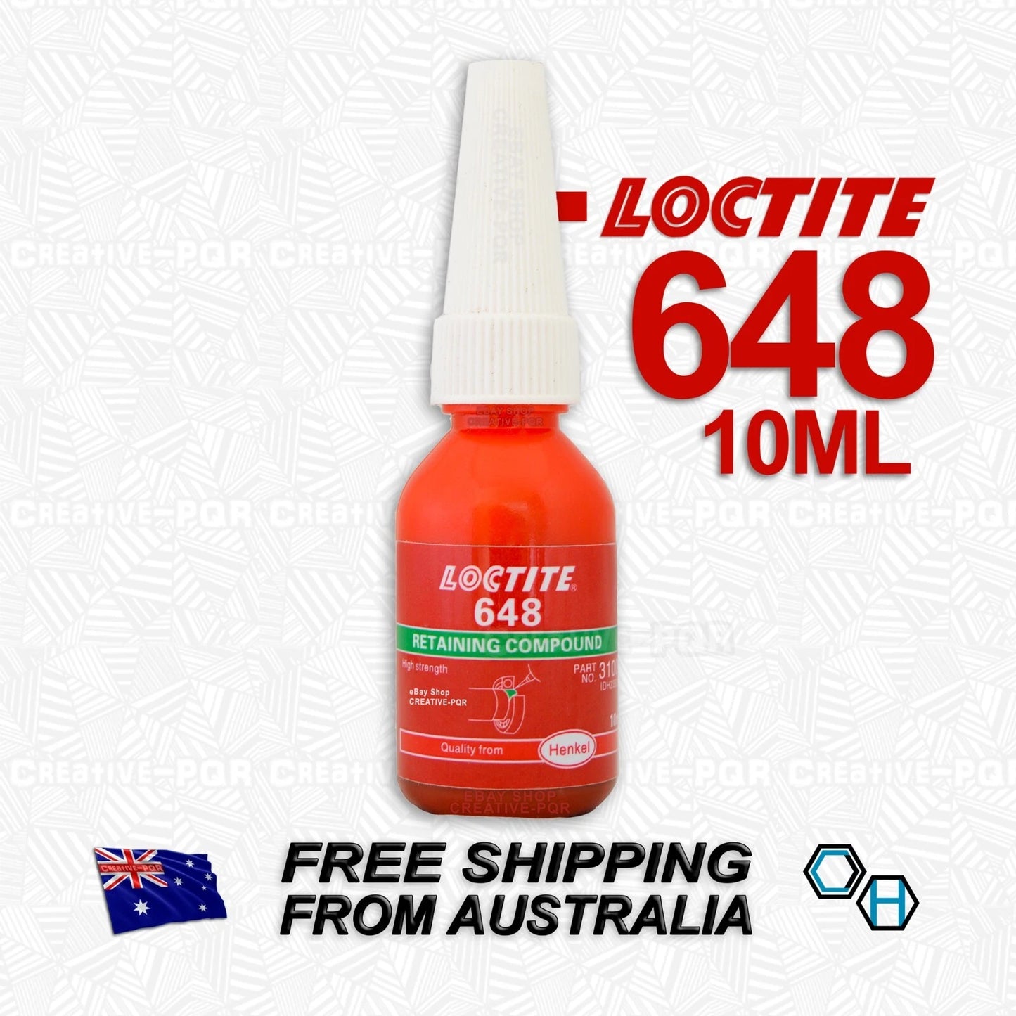 Loctite 648 10ml High Strength Retaining Compound Industrial Glue