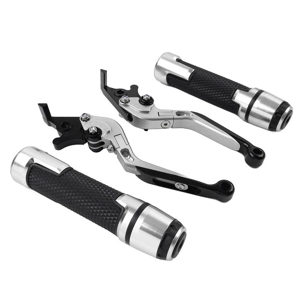 CNC Brake Clutch Levers & Handlebar Grips Set for Honda CB1000R CBR1000RR (2008-2023)