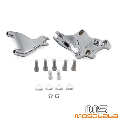 Rear Passenger Foot Pegs Mounting Brackets for Harley Sportster (2004-2023)