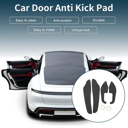 Black Door Anti Kick Pad Sticker Protector for Volvo XC60 (2015-2017)