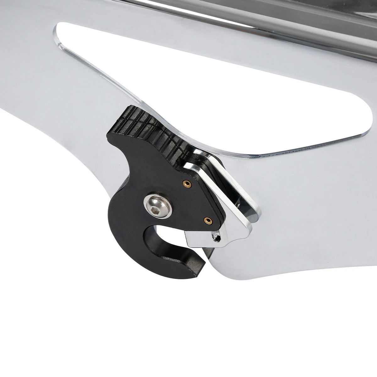 Sissy Bar Luggage Rack Docking Latch Clip Kit for Harley Touring FLHR Black