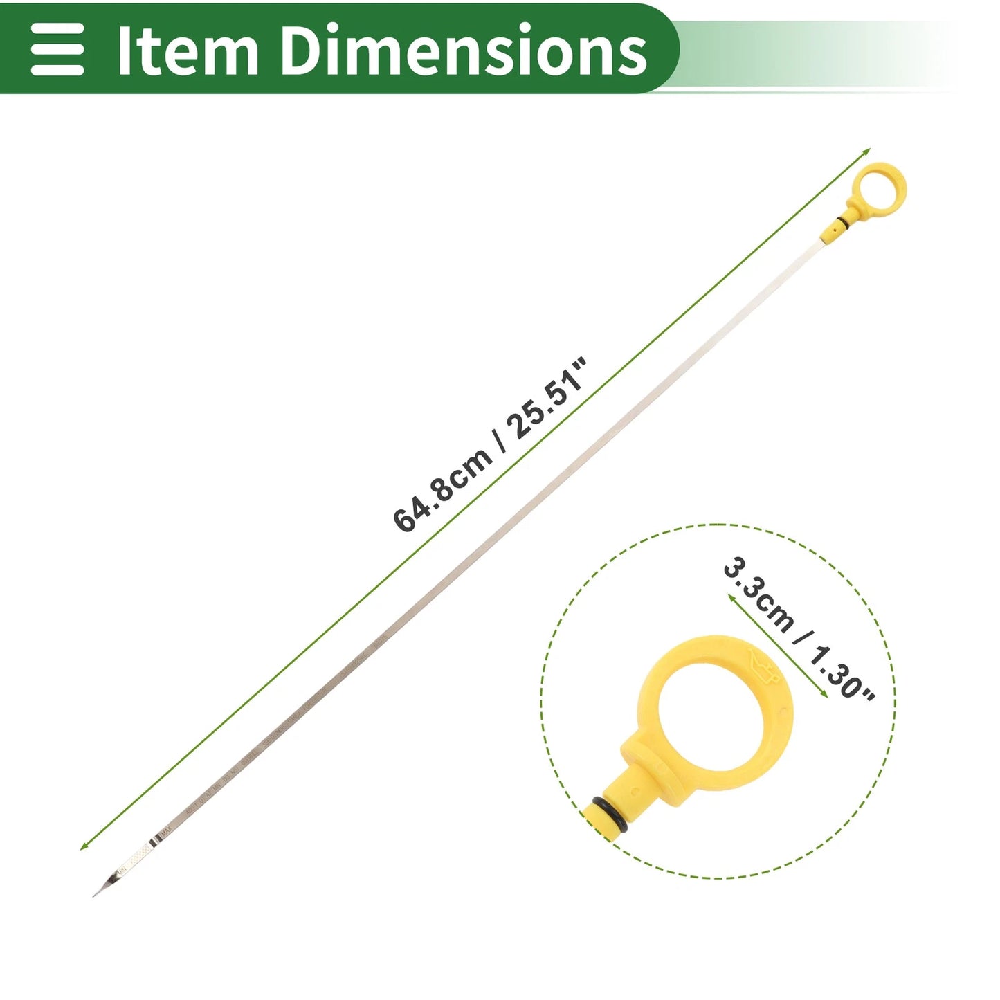 6 Cyl 3.8L Engine Oil Dipstick for Chrysler Pacifica (2005-2005)