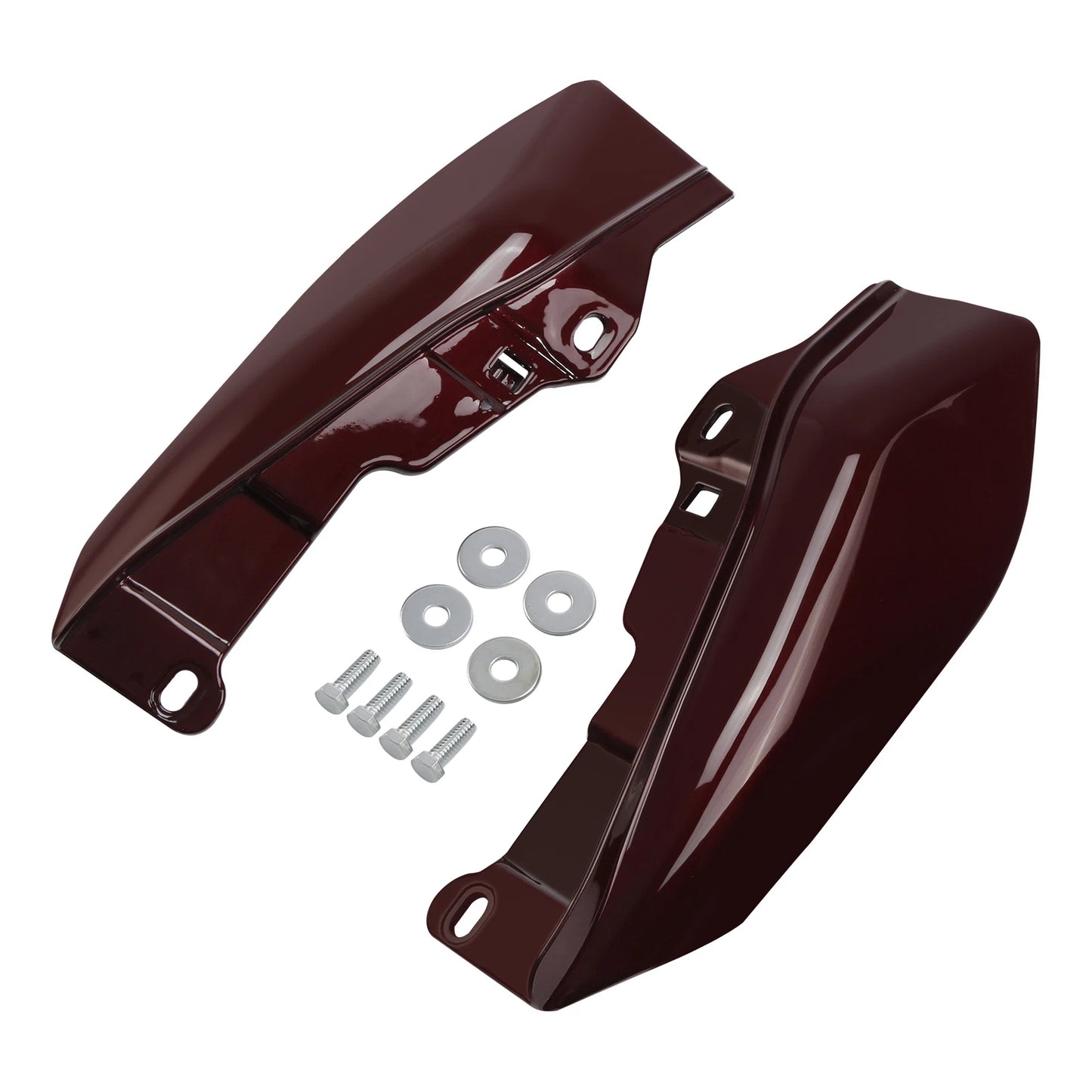 Mid Frame Air Deflectors for Harley Touring (2009-Current) Mysterious Red