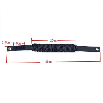4 x Blue Roll Bar Grab Handle Grip for 2021-2022 Ford Bronco US Flag