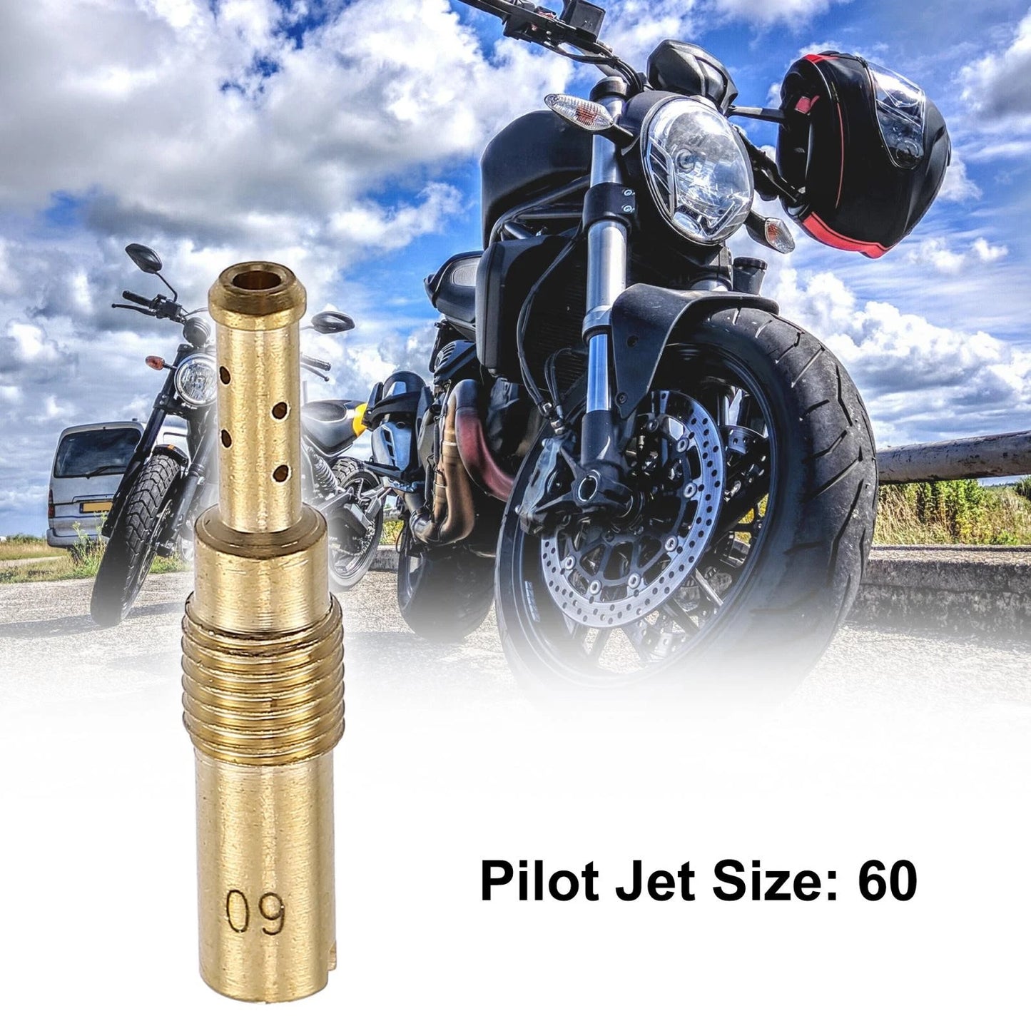 1x Carburetor Jet Slow Pilot Jets 60 for PWK28 PE24 Motorcycle