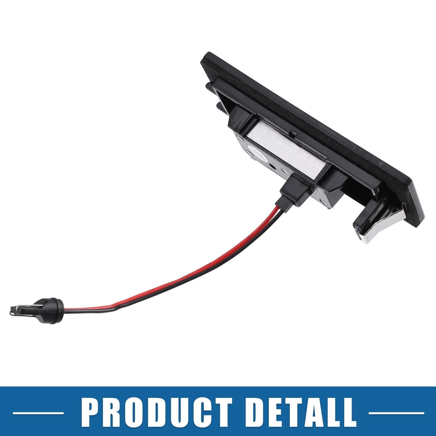 1 Pair White LED Car License Plate Light Assembly for BMW