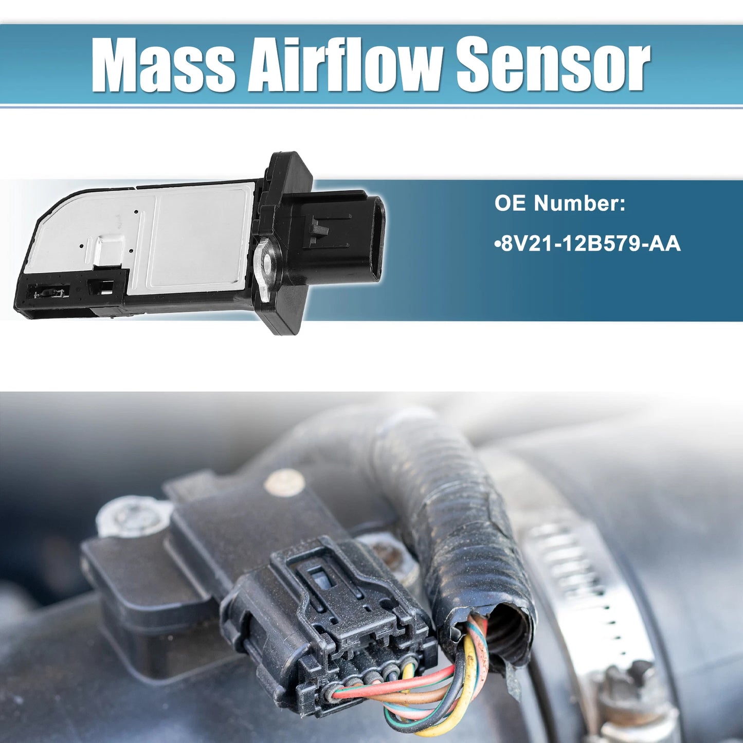 Mass Air Flow Sensor for Ford Fiesta ST180 MK7 (2013-2017)