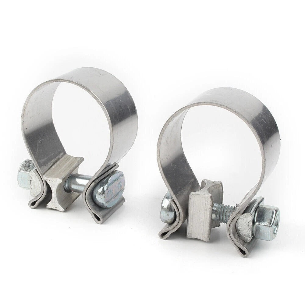 2 x 1.75" Exhaust Clamps for Harley Motorcycles