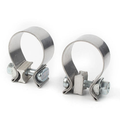 2 x 1.75" Exhaust Clamps for Harley Motorcycles