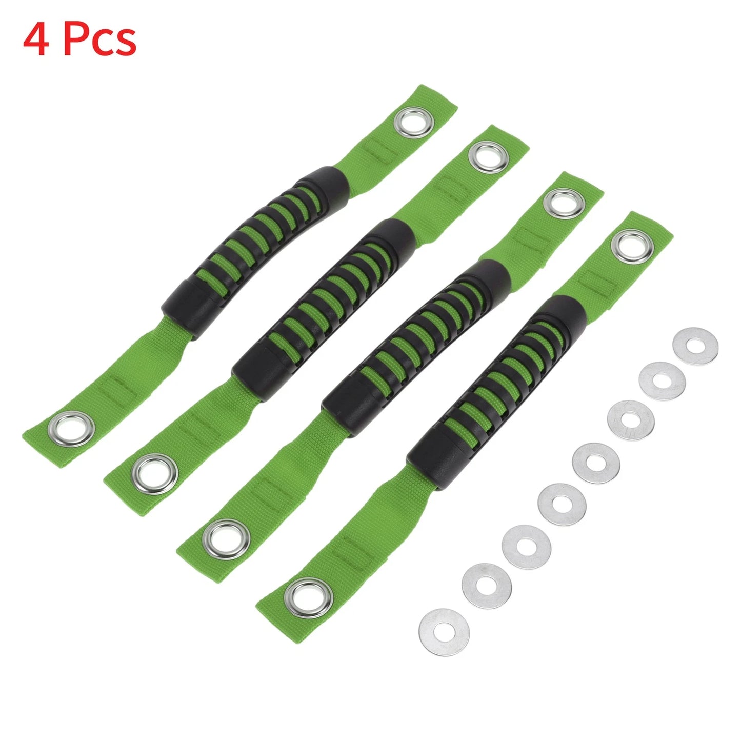 Roll Bar Grab Handles for Jeep Wrangler (2018-2026) Black Green