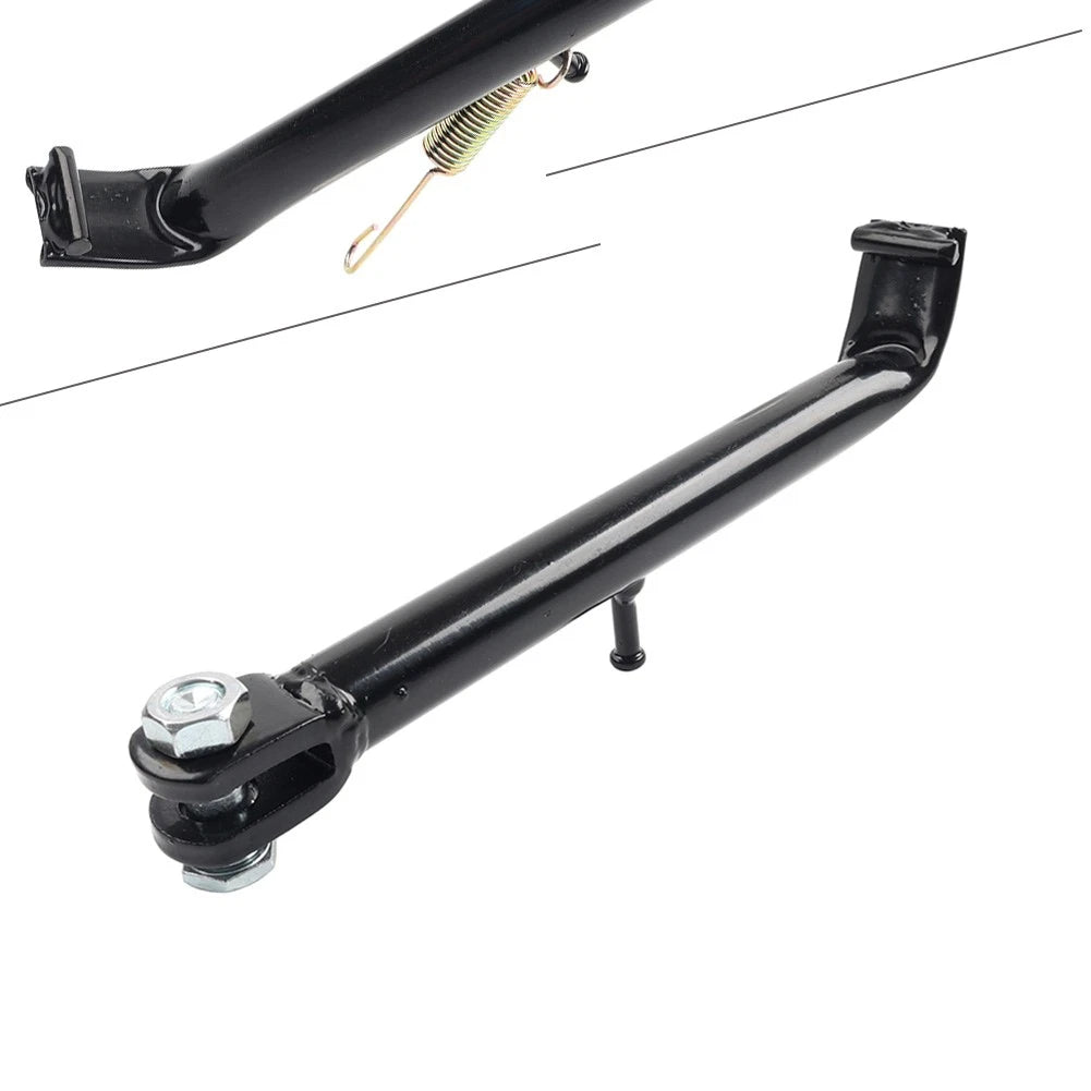 Side Support Stand Kickstand with Spring Bolts for Honda CG125 CB125