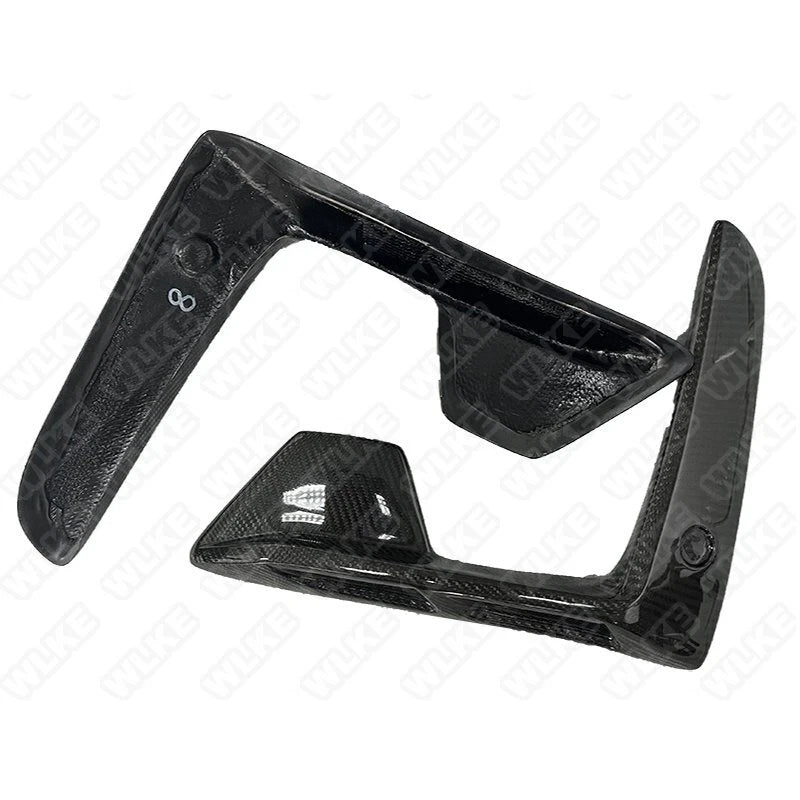 Real Carbon Fiber Front Bumper Side Air Vent Cover Trim for BMW X5M F95 2020-23