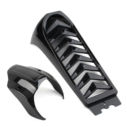 Glossy Black Headlight Fairing Spoiler for Harley Softail Breakout (2018-2023)