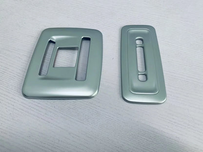ABS Matte Front & Rear Reading Light Lid Cover Trim for 2023-2024 Toyota Prius Set