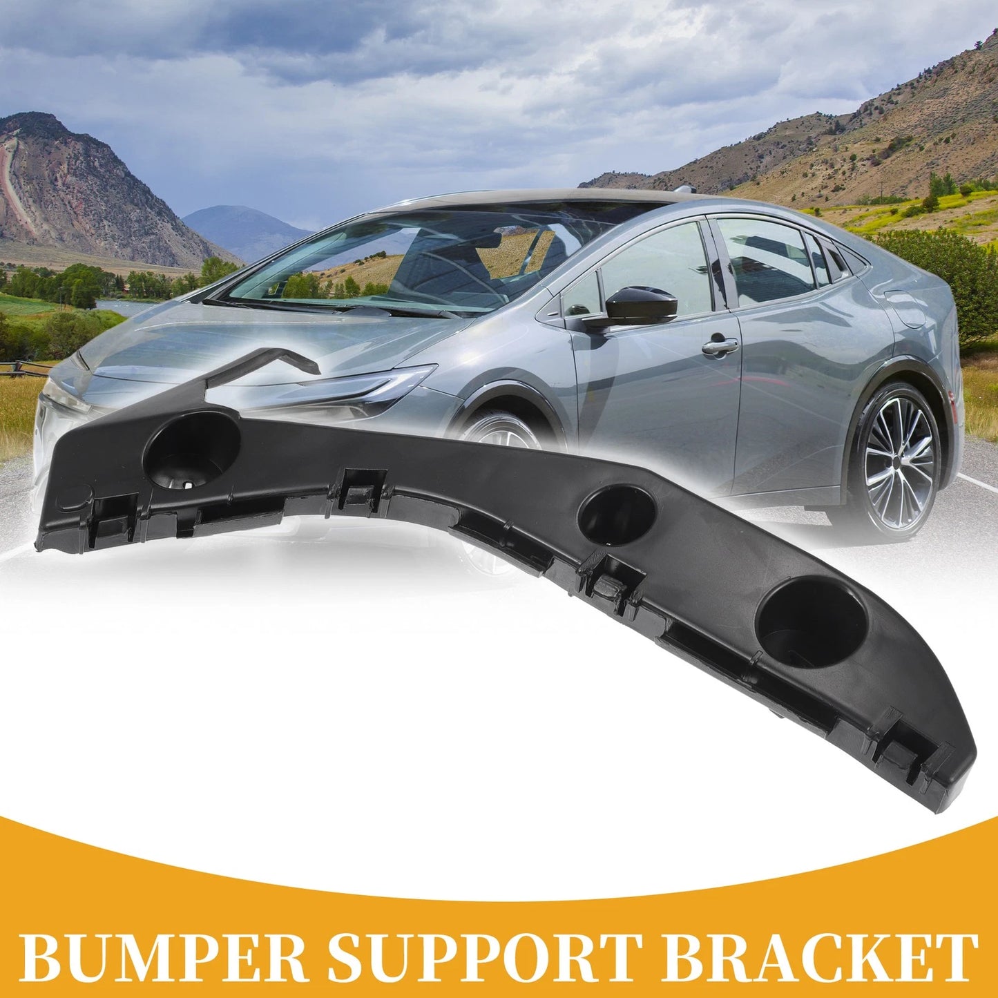 RH Front Bumper Support Bracket for Toyota Prius (2004-2009) 1 Pc