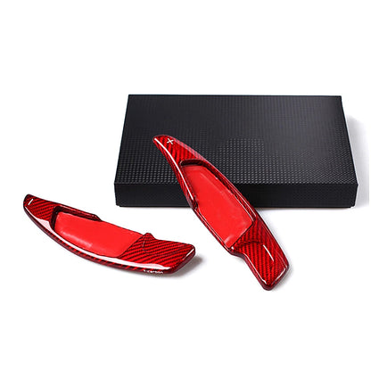 2 x Carbon Fiber Shift Paddle Extensions for BMW 5 Series