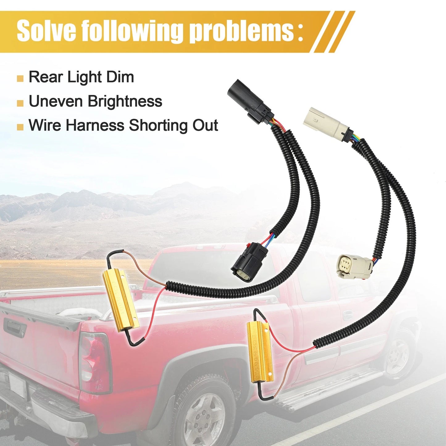 Tail Light Adapter for Chevrolet Silverado LTZ and GMC Sierra (2016-2018)
