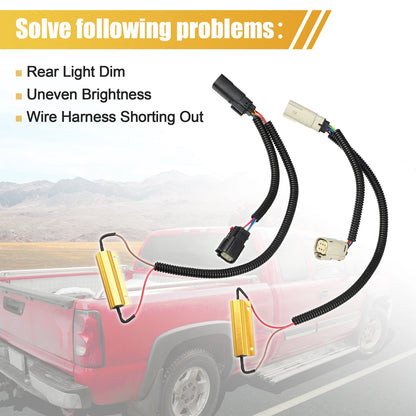 Tail Light Adapter for Chevrolet Silverado LTZ and GMC Sierra (2016-2018)