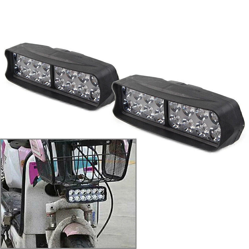 16-LED Motorcycle Headlight Spot Fog Light for Car UTV ATV (No Year Specified)
