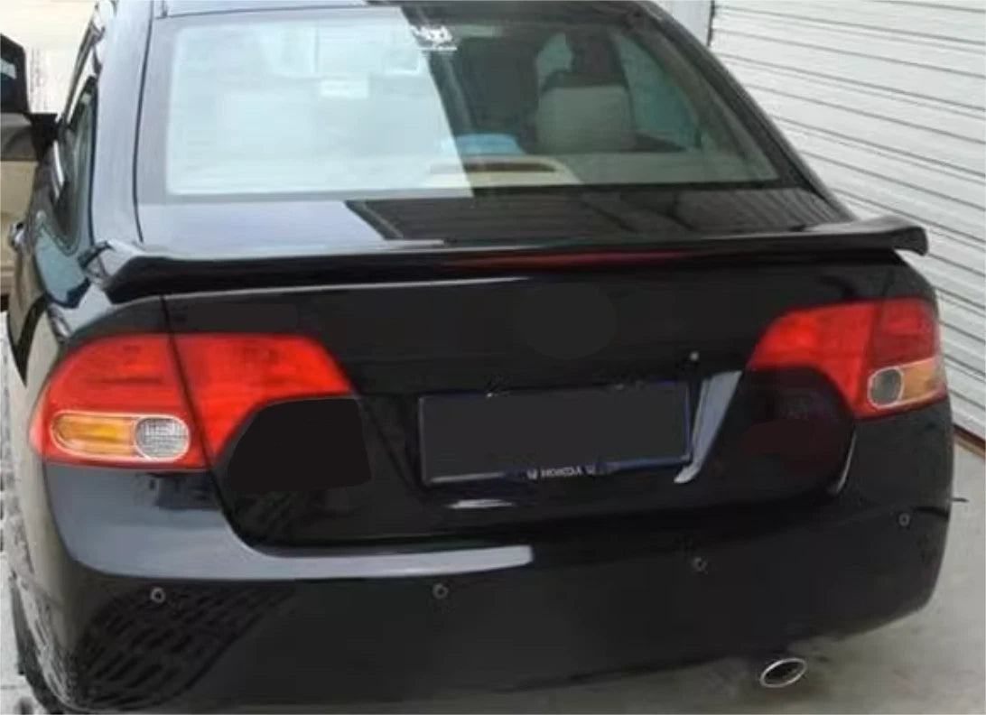 Rear Spoiler with Light SI Style for Honda Civic Sedan (2006-2011)
