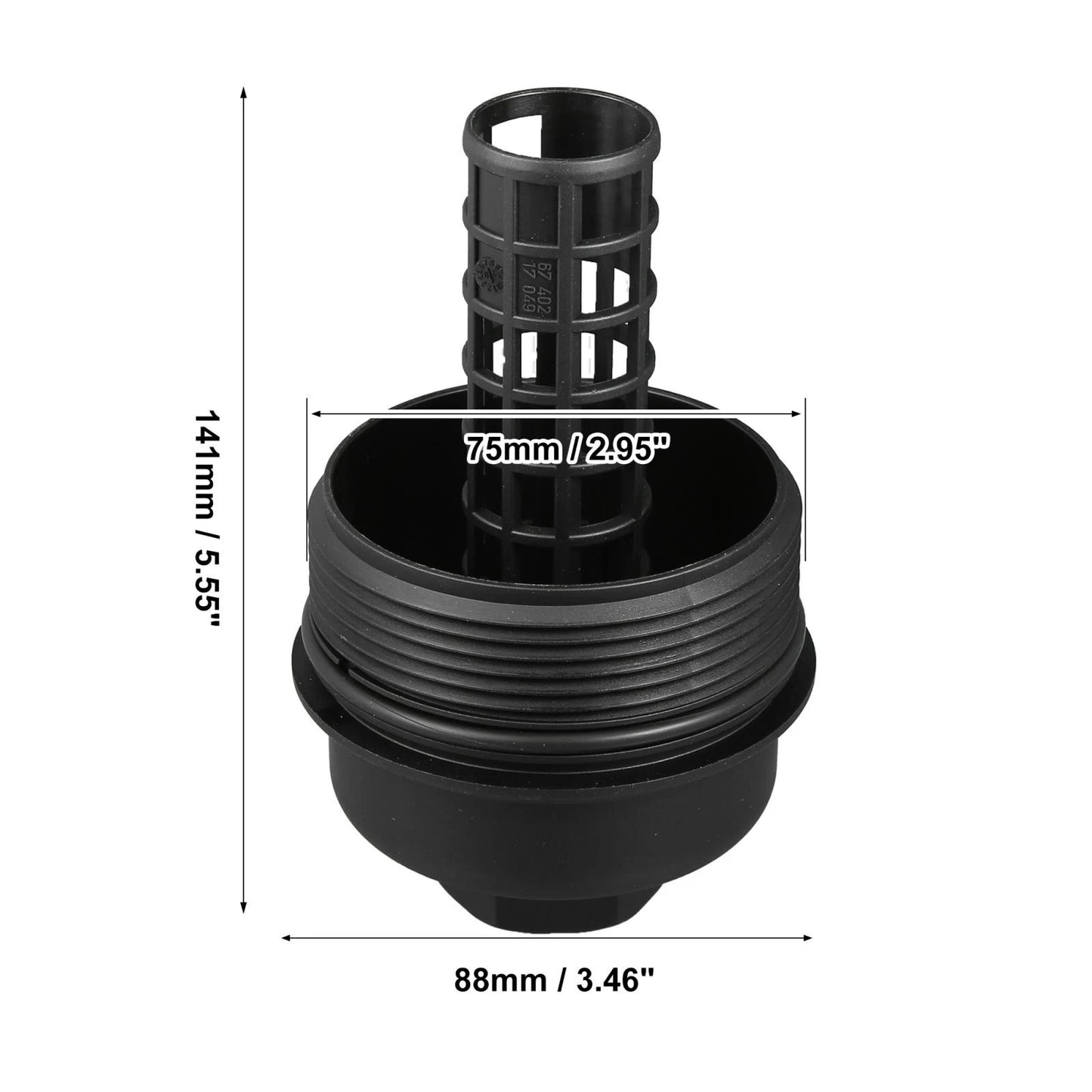 Engine Oil Filter Housing Cap Cover for Volvo S60 2.4L Diesel (2001-2009)