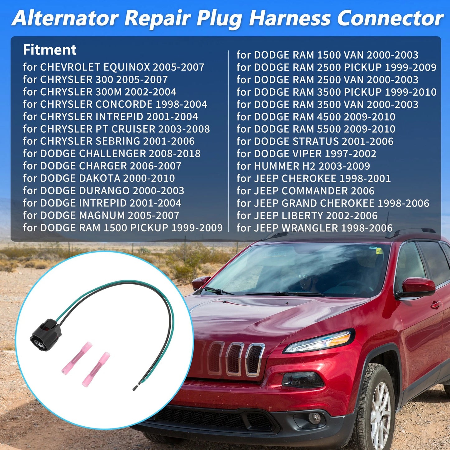 Alternator Repair Plug Harness Connector for Chevy/Chrysler/Dodge
