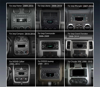 7'' Car Stereo GPS Radio for Jeep Wrangler, Chrysler 300C, Dodge Charger (2007-2023)