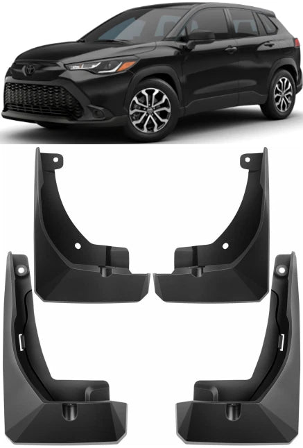 4PCS Splash Guards Mud Flaps for Toyota Corolla Cross (2022–2026)