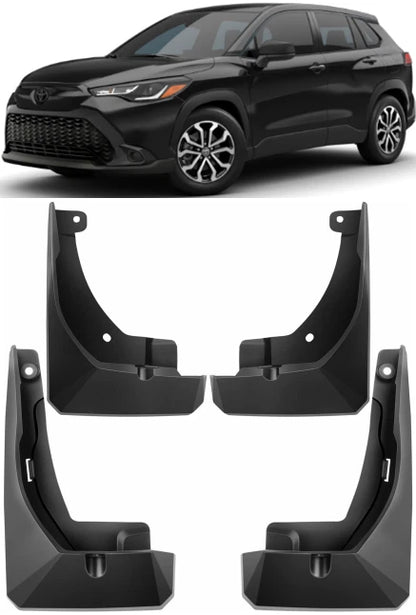 4PCS Splash Guards Mud Flaps for Toyota Corolla Cross (2022–2026)