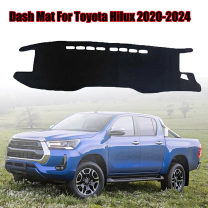 Anti-Slip Dash Mat Cover for Toyota Hilux (2020–2024)