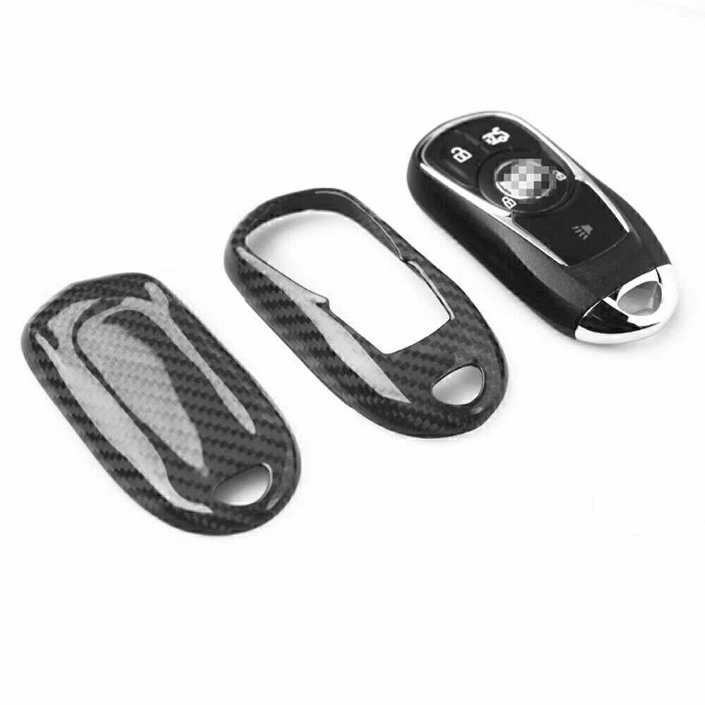 Key Cover Case for Buick GL8 (2020-2023) - Black Carbon Fiber Shell Kit
