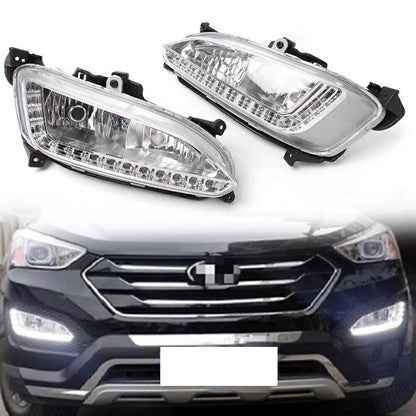 DRL Daytime Running Light Fog Lamp for Hyundai IX45 Santa Fe (2013-2015)