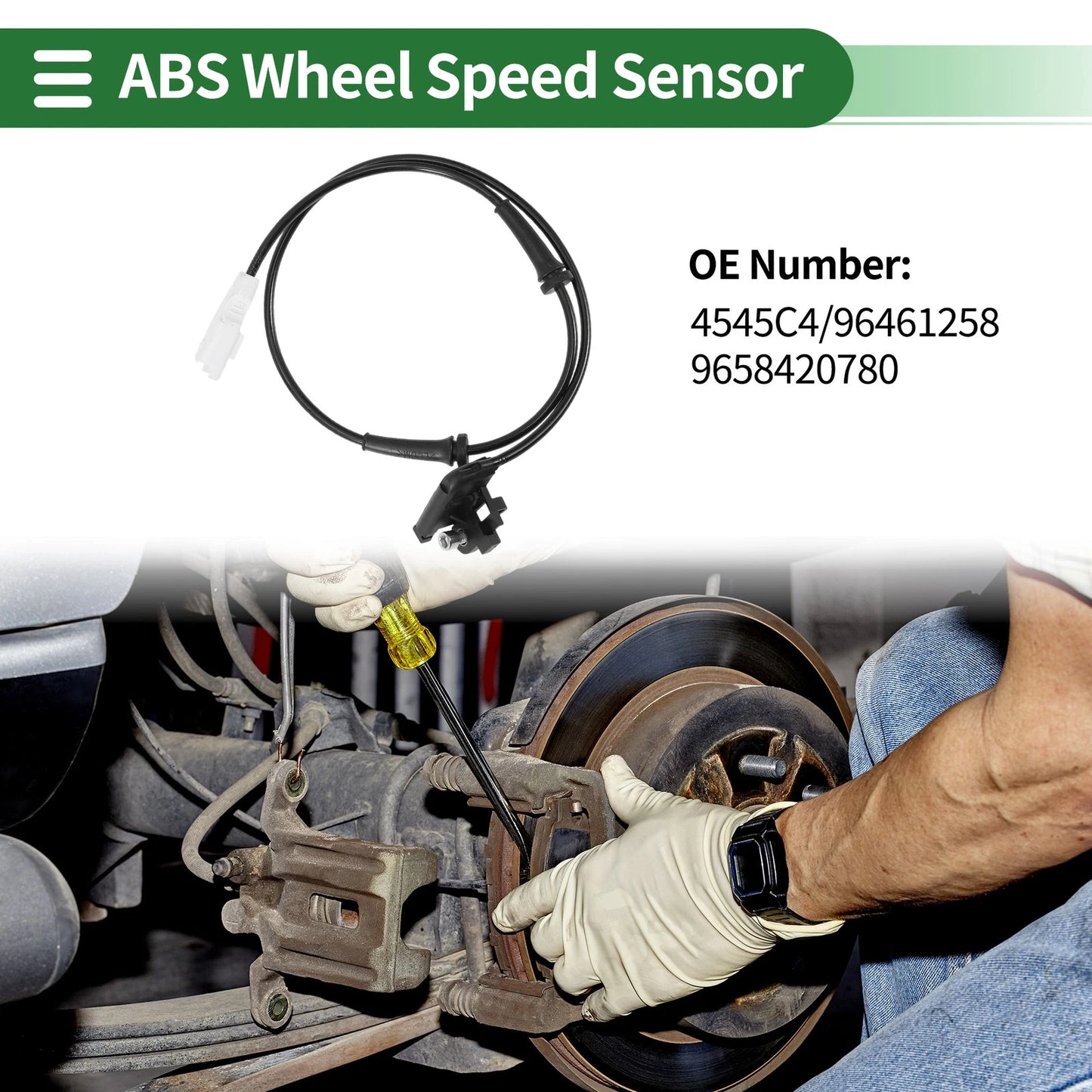 ABS Wheel Speed Sensor for PEUGEOT 307 (2001-2008)