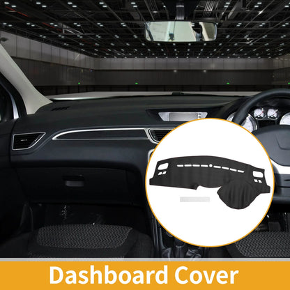 Dashboard Cover Mat for Peugeot 308 2007-2013 Black Red