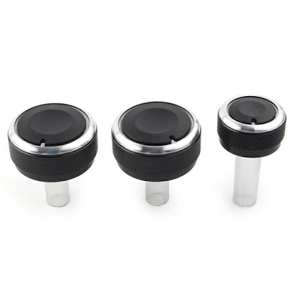 3 x A/C Control Knob Switch Panel for VW Golf MK4, Passat B5, Bora (1998-2006)